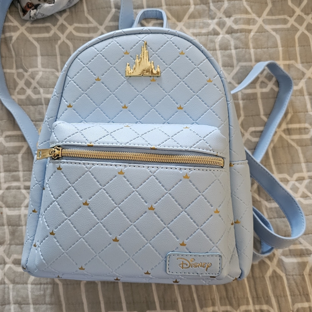 Blue Cinderella Castle Loungefly